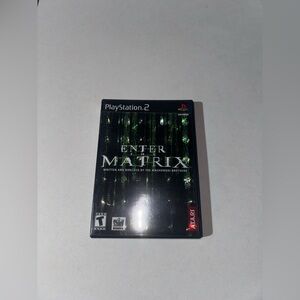 Enter the Matrix PS2 PlayStation 2 Complete CIB Black Label Tested & Working